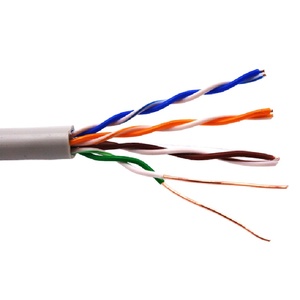 Câble réseau UTP CCA en cuivre pur <span class=keywords><strong>CAT5</strong></span> <span class=keywords><strong>LAN</strong></span> avec connecteur RJ45, gaine en PVC, 305 m, fabrication OEM - Product Image 2