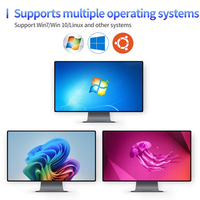 Nieuwe Hot Sale 11e generatie Core I5/I7 ventilatorloze DIN-rail RS485 GPIO M2 SSD ingebouwde Windows 11/Linux industriële mini-pc 3 jaar garantie