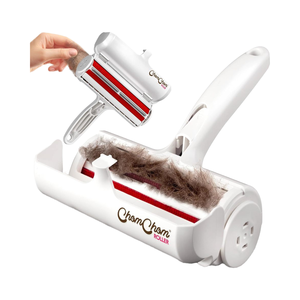 <span class=keywords><strong>ChomChom</strong></span> Weißer Wiederverwendbarer Kunststoff-Roller zur Hundehaarentfernung Umweltfreundliches Tragbares Multiflächen-Fellentfernungswerkzeug für Möbel - Product Image 6