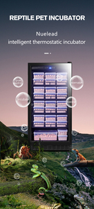 Incubadora de gabinete Incubadora de mascotas de gran capacidad para gatear con temperatura constante y humedad Tortugas Lagartos Caracoles Huevos Etc. - Product Image 3