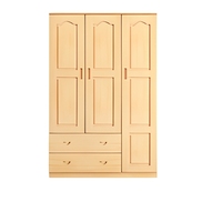 Armoire en bois pour enfants, pliable, en bois massif, petite à grande, pour la maison, la chambre à coucher, entièrement en bois massif, moderne et minimaliste