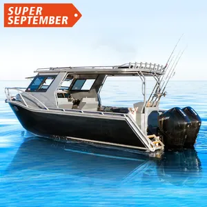 Kinocean 7.8m performans plaka tekne sert üst derin V kabin balıkçı teknesi satılık