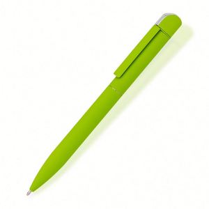 Stylo bille haut de gamme en métal avec finition caoutchoutée, logo personnalisé, couleurs variées, cadeaux d'affaires de qualité supérieure, articles promotionnels - Product Image 4