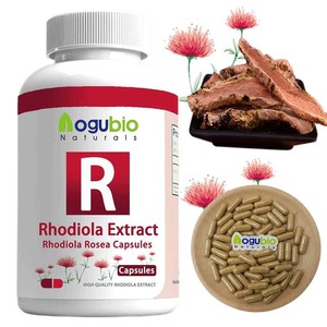AOGUBIO Fornecimento Atacado Rhodiola Rosea Suplemento Ashwagandha & L-teanina & Rhodiola Rosea cápsulas - Product Image 1