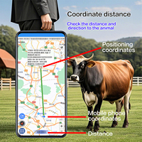Rastreador GPS Profesional 4G LTE GLONASS GSM para Ganado en Tiempo Real con Geocerca, Almacenamiento en la Nube y Soporte de Software para PC, Resistente al Agua