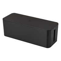 Boîte de rangement pour câbles, organiseur de fils d'alimentation domestique, cache-câbles pour ordinateur et chargeur