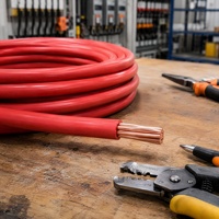 Kabel Tembaga Murni 600/1000V BV BVR BVV Berisolasi PVC 25mm2 35mm2 untuk Konstruksi Bangunan, Kabel Utama