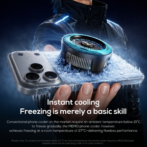 MEMO CX24 High Power 18W Magnetic RGB Light Mobile Cooling Fan Light Weight Gaming Phone Cooler - Product Image 3