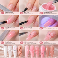 Gel UV LED 15g pour Nail Art et Extensions d'Ongles, Bouteille Écologique, Marque Privée, Logo Personnalisé, Vente en Gros