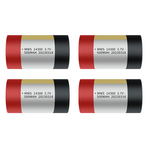 Batterie cylindrique Li-polymère rechargeable 14300 3,7 V 500 mAh 1,85 Wh pour ordinateur portable et <span class=keywords><strong>thermomètre</strong></span> en stock - Product Image 3