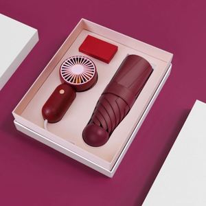 2024 Customized Color Women's <b>Gift</b> Set Mini Fan Water Bottle Towel-Silk Screen Printed High Quality Promotional <b>Gift</b> <b>Box</b> - Product Image 4