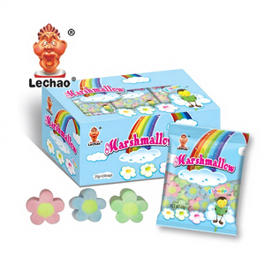 ขนมมาร์ชเมลโลว์ฮาลาลแบบผลิตภายใต้แบรนด์ส่วนตัว รูปทรงดอกไม้ <span class=keywords><strong>รส</strong></span>หวานนุ่ม บรรจุกล่อง - Product Image 6