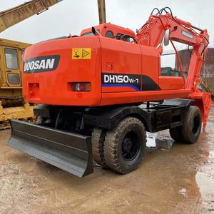 Excavadora de ruedas Doosan usada barata, precio más bajo, máquina hidráulica de buena calidad a la venta en Shanghái, China, 2017 - Product Image 6