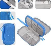 Estuche Universal para Almacenamiento de Cables, para Memorias USB, Bancos de Energía, Cargadores y Tarjetas SD, con Bolsa Organizadora Personalizada de Fábrica