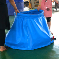 Factory Top Open Flexible PVC Faltbare Zwiebel form 1000L Stand Wassers ammeltank Regenwasser tanks für den Garten