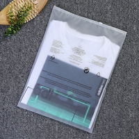 Sac d'emballage pour vêtements en polypropylène écologique avec fermeture éclair, impression de logo personnalisée, pour maillots de bain