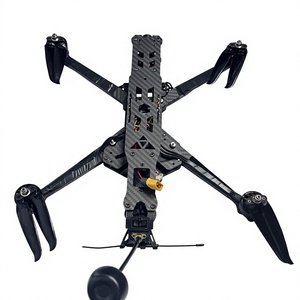 7 Inch Carbon Fiber FPV <b>Drone</b> Frame Kit 5mm Arm Long Range <b>Quadcopter</b> Freestyle Racing DIY <b>Drone</b> Frame For Cinema Shooting - Product Image 1
