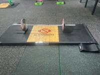 Plataforma de Halterofilia de Goma y Madera, Plataforma de Levantamiento de Pesas Recubierta, Equipo de Fitness, Plataforma de Suelo de Goma para Gimnasio Comercial