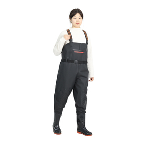 En gros Risenow Salopette de pêche et de chasse imperméable avec bottes en PVC, pour la pêche à la mouche (taille et poitrine) - Product Image 5