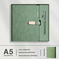 Ensemble de luxe personnalisé en cuir PU souple au toucher agréable, ensemble de carnet A5 avec stylo pour cadeaux d'affaires, d'anniversaire ou pour étudiants