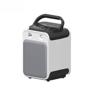 Medische Apparatuur: 1-9l Verstelbare Digitale Display Mini Draagbare Huishoudelijke Zuurstofconcentrator, Geschikt Voor Dierenklinieken