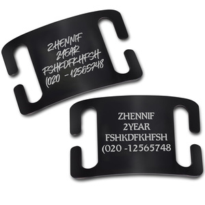 Cá nhân chết đánh thép không gỉ <span class=keywords><strong>Pet</strong></span> Cat Dog ID tag phụ kiện cổ áo tùy chỉnh khắc vòng cổ nguồn cung cấp cho Dog Tag - Product Image 2