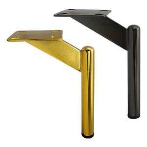 <span class=keywords><strong>Pieds</strong></span> de canapé banc de chevet latéral de luxe moderne <span class=keywords><strong>pieds</strong></span> de téléviseur acier noir chrome or meubles en métal armoire de lit <span class=keywords><strong>pieds</strong></span> de canapé pour canapé - Product Image 1