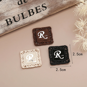 Erkoumi ป้ายผ้าพีวีซีทอเครื่องประดับแฟชั่นป้ายแท็กเสื้อผ้าขอบกลวงสำหรับกระเป๋าลงเสื้อแจ็คเก็ต - Product Image 6