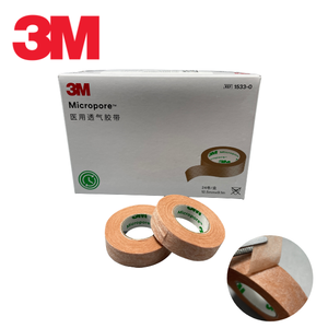 Cinta Adhesiva Médica Micropore 3M 1533-0, Tela de Algodón, Adhesivo Acrílico, Fácil de Rasgar, de una Sola Cara, 12.7mm x 9.1m - Product Image 2