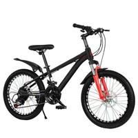 Vélo de montagne confortable en caoutchouc avec pneus gonflables, pédales en alliage d'aluminium, populaire pour enfants, 15 vitesses, 18, 20, 22, 24 pouces, 150 kg