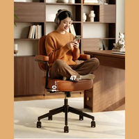 Silla de Oficina de Cuero Estándar para Uso Diario, Duradera, Capacidad de 110 kg, Giratoria, Logotipo Personalizado al por Mayor, Cumple con REACH, OEM, ODM