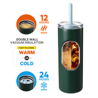 Botella de Agua Aislada de Acero Inoxidable 18/8 Everich de 20 oz para Bebidas Frías y Calientes, Libre de BPA, Tapa con Boquilla Flexible a Prueba de Fugas