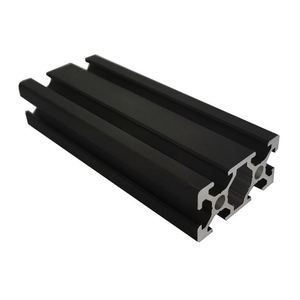 โปรไฟล์อะลูมิเนียมอัดขึ้นรูปซีรีส์ 6000 สีดำแบบ T Slot CNC ปี 2040 พร้อมการชุบอโนไดซ์และกรรมวิธี T3-T8 สำหรับระบบอุตสาหกรรม - Product Image 3