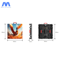 Écran LED de location étanche P1.95 500x500mm IP65 pour extérieur, mur vidéo LED 4K 8K