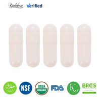 Capsules végétales dures HPMC blanches de qualité pharmaceutique, vides, taille 00, taux de remplissage de 99,9 %, fabriquées par Yidikou Factory