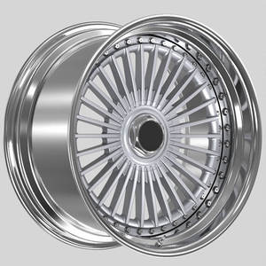 Jantes en alliage d'aluminium monobloc forgées neuves, deux pièces, 18-22 pouces, PCD 5x112/120 5x114.3, pour MERCEDES, AUDI, BMW, voitures particulières - Product Image 1