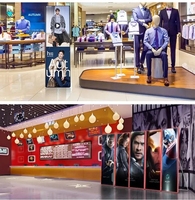 Afficheur LED sur pied P2.5 IP65 avec animation pour l'affichage des promotions hebdomadaires des supermarchés, haute résolution et mise à jour à distance