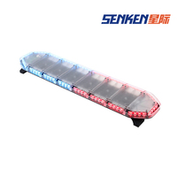 SENKEN R65 certifié profil bas haute intensité mince longue barre d'éclairage LED d'avertissement Base en aluminium barre lumineuse d'avertissement