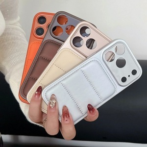 Coque de téléphone portable pour 17 Pro Max, unie, anti-traces de doigts, avec grande fenêtre, style veste, pour 16 Simple <span class=keywords><strong>14P</strong></span>, Commerce extérieur - Product Image 2