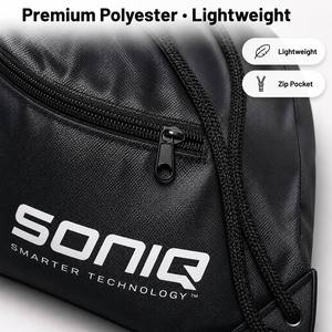 Mochila Deportiva Impermeable de Poliéster con Cordón y Logotipo Personalizado Negro, Bolsa Escolar Unisex - Product Image 3