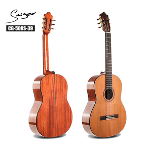 กีตาร์คลาสสิค CG-500S ขนาด 39 นิ้ว 4/4 เกรด A ไม้ซีดาร์แท้ หน้าไม้แข็ง คุณภาพสูง เคลือบเงา มีสินค้าพร้อมส่ง - Product Image 2