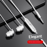 Écouteurs intra-auriculaires filaires USB-C en silicone souple pour le sommeil, isolation sonore HIFI, réduction du bruit, casque universel