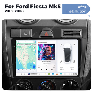 Autoradio MEKEDE DUDU 7 avec WIFI 5G, prise en charge de la navigation sans fil, aide au recul automatique, écran, boîte Canbus, cadre pour Ford Fiesta Mk5 2002-2008 - Product Image 3