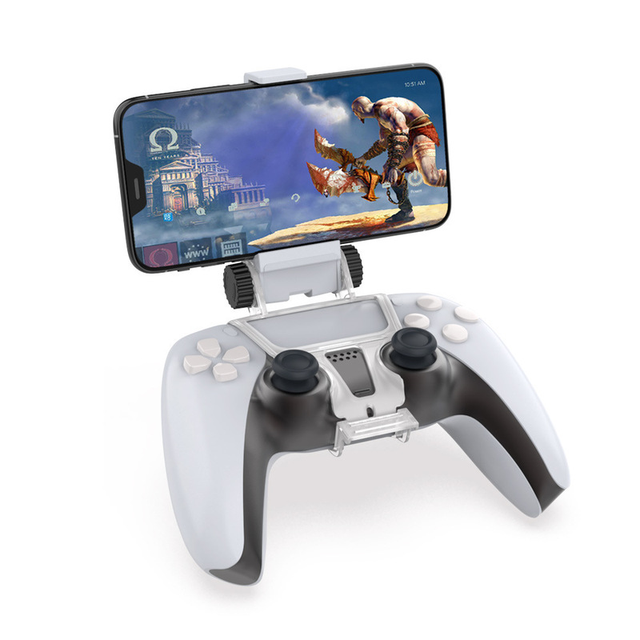 For PS5 Controller DualSense Accessories Mobile Phone Clamp Clip Holder for Playstation5 Compad Grip Mount Stand Bracket Support