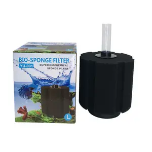 2024 Fish Tank Aquarium Filtre éponge efficace Aquarium Mini cylindre Filtre éponge biochimique doux.