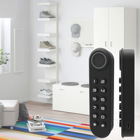 Cerradura Inteligente para Armario con Acceso por Código, Cerradura Biométrica sin Llave con Huella Dactilar, Cerraduras Digitales para Armarios de Hotel