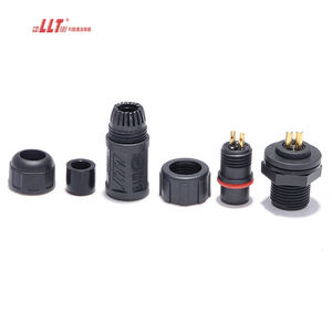 Провод LLT M12 2-контактный разъем с креплением на панель Водонепроницаемый Электрический 3 4 5 6 7 8 2 + 4-контактный разъем автомобильной промышленности - Product Image 3