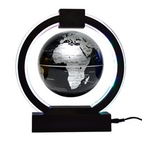 Globo Terráqueo Magnético de Levitación, de Plástico, de Lujo, Regalo Tecnológico, Decorativo, en Inglés, Regalo de Cumpleaños para Niños