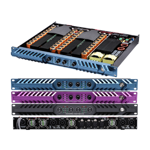 Amplificador Profesional DA10K4 de 4 Canales y 10000W de Alta Potencia Clase <span class=keywords><strong>D</strong></span> para Sistema Line Array 1U Amplificador de Potencia Digital Clase <span class=keywords><strong>D</strong></span> - Product Image 1