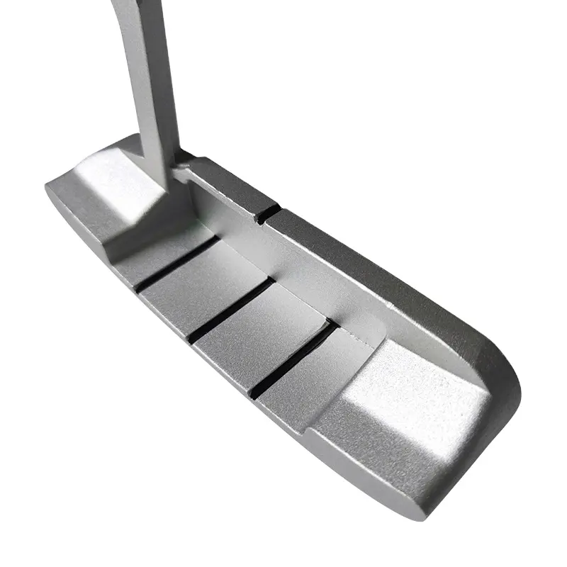 Hoge Kwaliteit Oem Logo Zilver Golfbaan Putter Club Putter Hoofd